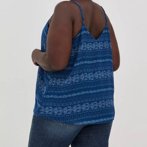 Torrid CHIFFON Sophie SWING Cami Size 2X FLOWY Soft ADJUSTABLE Sleeveless TUNIC - Picture 11 of 11